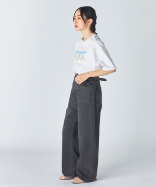 OP／FILA 【Ocean Pacific】フォトプリントTシャツ ホワイト
