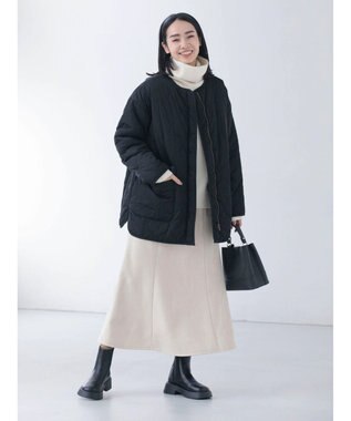 Green Parks ＲＵＰＩＳ．厚底サイドゴアブーツ Black