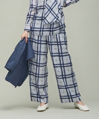 マガジン掲載 オンブレーチェックプリント ワイドパンツ 番号cg34 Icb ファッション通販 公式通販 オンワード クローゼット