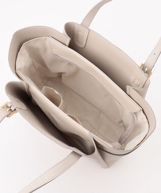 ANY SIS マルチポケットオフィストート バッグ ベージュ