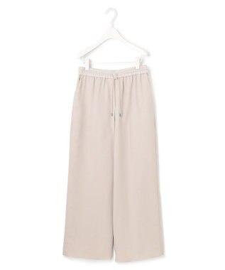 ICB L 【新色追加・UVケア・接触冷感・速乾・防シワ・洗える】 FluidBackSatin  ワイドパンツ トープ系