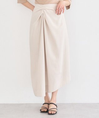 earth music&ecology ウエストツイストアシメスカート