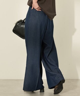 AMERICAN HOLIC ライトオンススーパーワイドデニム Indigo