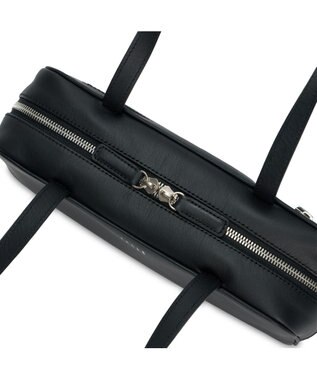 PELLE BORSA レザースモールボストンバッグ Epure 5839 ブラック