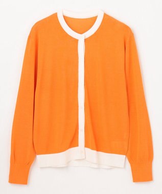 ANY ツインニットセット（ノースリーブニット＋カーディガン） マリーゴールド