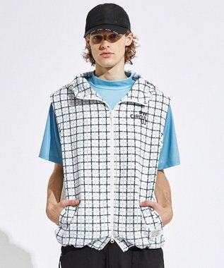 PW CIRCULUS 【袖2WAY】【MEN】プリント デタッチャブル アノラック ホワイト系5