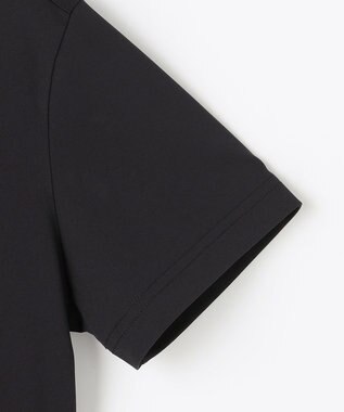 PW CIRCULUS 【WOMEN】メッシュコンビ モックネック  ゴルフウェア レディース ブラック系