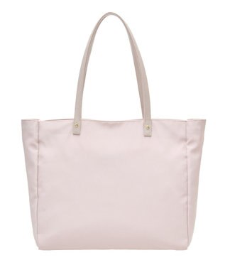 Maison de FLEUR EC限定リボンチャーム付き3ルームトートバッグ Grayish Pink