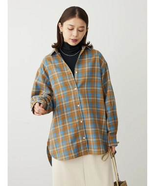 Green Parks ネルチェックシャツ Mustard