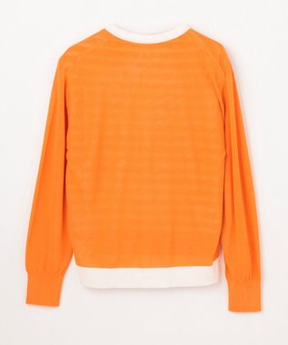 ANY ツインニットセット（ノースリーブニット＋カーディガン） マリーゴールド