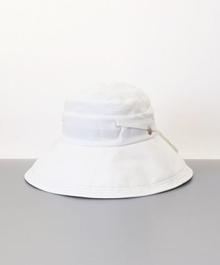 AURORA 【 LANVIN COLLECTION（ランバン コレクション） 】JLステッチキャペリン オフホワイト