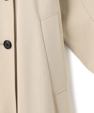 UNFILO 【洗える】ロングトレンチコート ベージュ