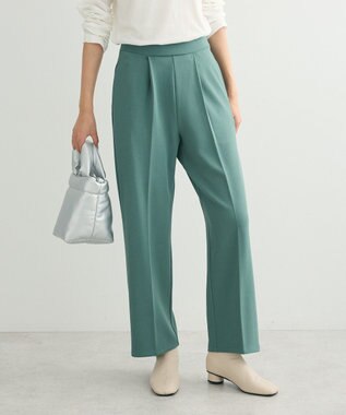 Green Parks ・Ｐｅｔｉｔ　Ｆｌｅｕｒ　タックテーパードパンツ Green