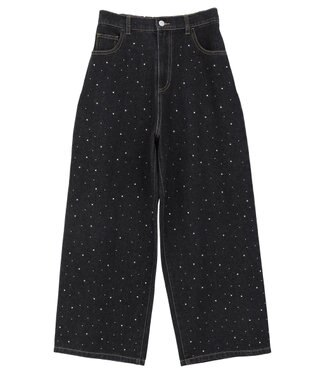 Green Parks ・ＥＬＥＮＣＡＲＥ　ＤＵＥ　ラインストーンデニム Black