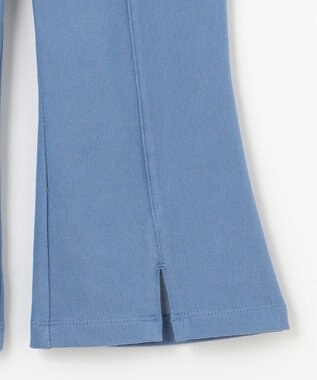 組曲 KIDS 【110-140㎝】フレアーデニムニット パンツ サックスブルー系