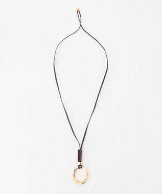 23区 ダブルリングトップネックレス ゴールド系