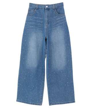 Green Parks ・ＥＬＥＮＣＡＲＥ　ＤＵＥ　ラインストーンデニム Light Indigo