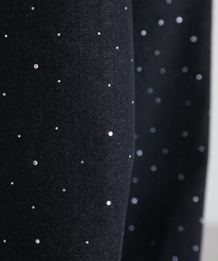 Green Parks ・ＥＬＥＮＣＡＲＥ　ＤＵＥ　ラインストーンデニム Black