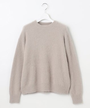 自由区 L 【SHIHOさん着用】ヘアリーフォックスプルオーバー ニット モカ