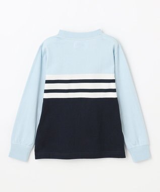 J.PRESS KIDS 【100-130cm】ボーダーミックス カットソー サックスブルー系