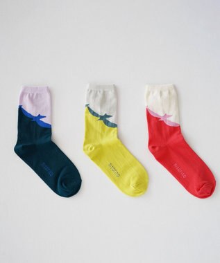 nitorito 【UNISEX】米沢オリジナル柄 tori 靴下 green