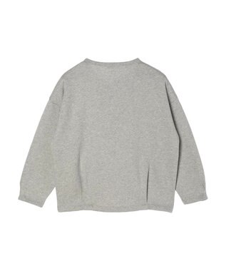 CRAFT STANDARD BOUTIQUE 裏起毛リングドットカーディガン Gray Mixture