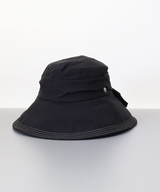 AURORA 【 LANVIN COLLECTION（ランバン コレクション） 】JLステッチキャペリン ブラック