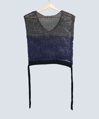 COQ STRATA 和紙ショート丈ベスト