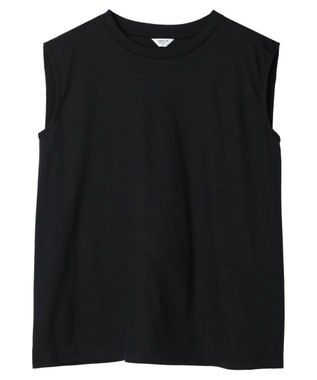 AMERICAN HOLIC 接触冷感ショルダータックノースリーブプルオーバー Black