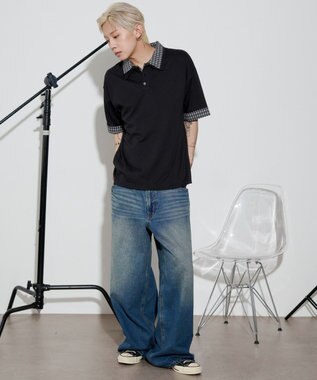 WEGO 【ユニセックス着用ITEM】シャツレイヤードT（SS） ブラック