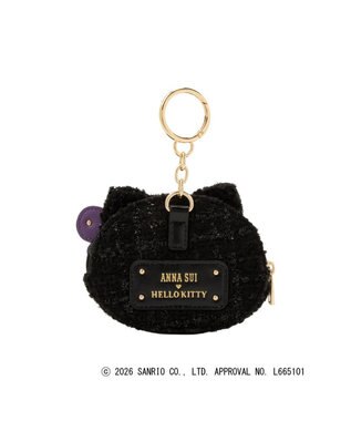 ANNA SUI HELLO KITTY 顔型ポーチチャーム クロ