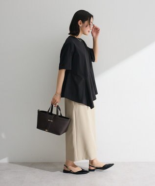 Green Parks 華やぎカットソー（アシメヘム） Off White