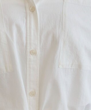 WEGO 着丈が選べる オーバーサイズ バンドカラー シャツ / ストライプ / 無地 オフホワイト