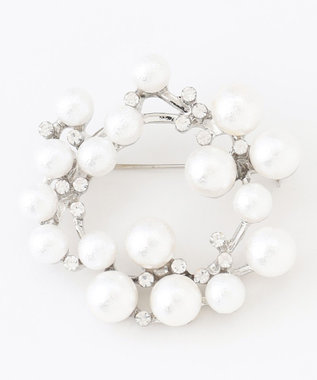 ANY サークルパールブローチ