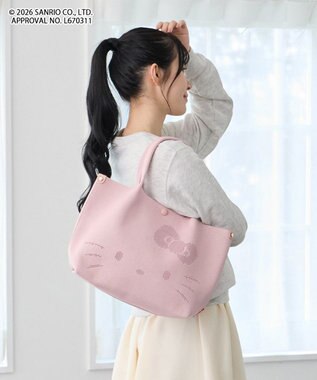 ROOTOTE 8473【ルートート】サンリオ IP.デリ.ルフル.ハローキティ-C 03：ミルキーピンク