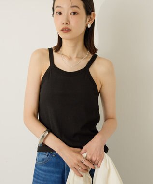 AMERICAN HOLIC 【カップ付き】アメスリタンクトップ Black