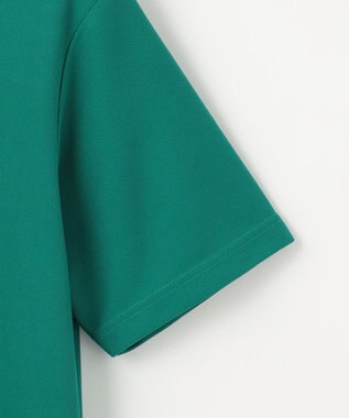 23区GOLF 【MEN】【吸水速乾/UVカット】ストレッチメッシュモックネックシャツ パイングリーン系