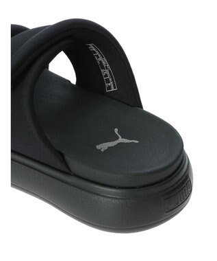 Green Parks ■PUMA Mayu Puffy Slides サンダル Black