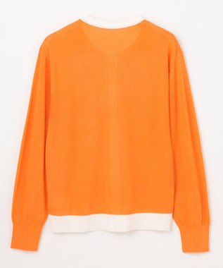 ANY ツインニットセット（ノースリーブニット＋カーディガン） マリーゴールド