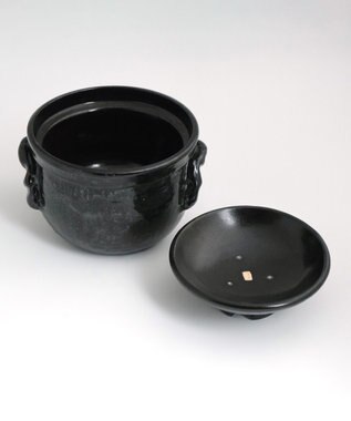 たち吉 【たち吉】黒釉ご飯鍋(三合）〈１個〉信楽焼 ブラック