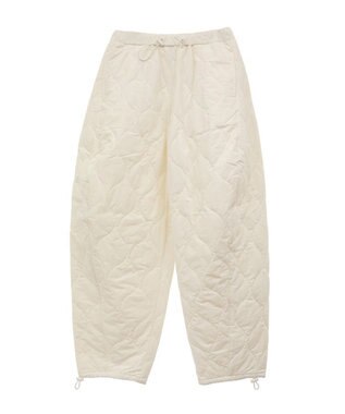 Green Parks キルティングカーブパンツ Off White