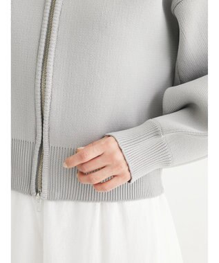 Green Parks ・ＥＬＥＮＣＡＲＥ　ＤＵＥ　ハイネックＺＩＰカーディガン Gray