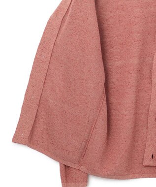 J.PRESS MEN リネンアンカー ニットジャケット レッド系7