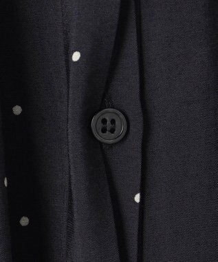 UNFILO 【WEB限定カラー】ヴィンテージシアー ギャザーワンピース ドット