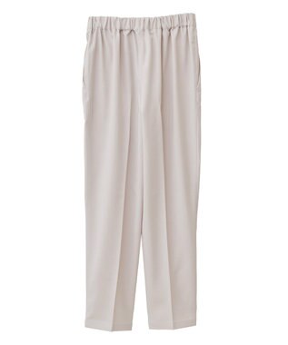 earth music&ecology 接触冷感テーパードパンツ Light Beige