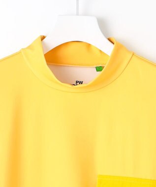 PW CIRCULUS 【UV遮蔽率99.5%  UVカット/速乾/ストレッチ】【GOLF OUT掲載】【MEN】ポケットモックT  ゴルフ イエロー系