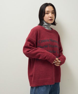 Green Parks ブークレロゴニットチュニック Red