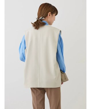AMERICAN HOLIC 丈違いニュアンスベスト Light Beige