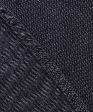 JOSEPH HOMME FRENCH LINEN OX BAND COLLAR SHIRT ネイビー系