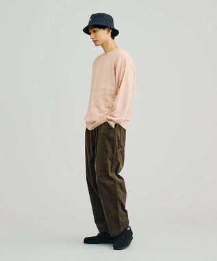 J.PRESS YORK STREET 【UNISEX】ANTI PILLING WOOL クルーネックニット ピンク系